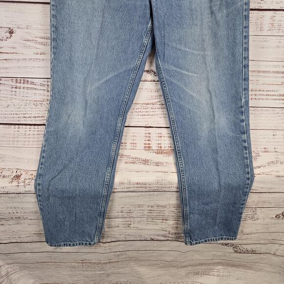 LL Bean Jeans Mens 38x33 Blue Classic Fit Denim Straight Leg 100% Cotton Pants - Picture 3 of 13